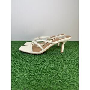 Dolce Vita Zini Strappy Kitten Heel Sandal White Size 8